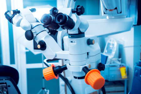 Ophthalmic equipment. Medical laboratory. Modern medical technology の写真素材