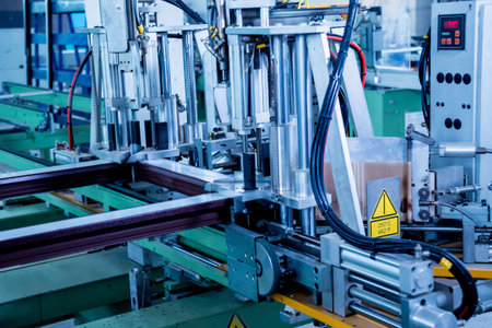 Factory for aluminum and PVC windows and doors production.