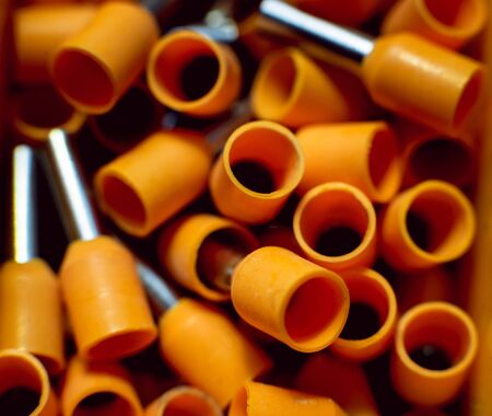 Electrical equipment. Electricity cables, wires and insulationの写真素材