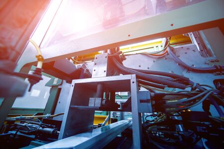 Factory for aluminum and PVC windows and doors production.の写真素材