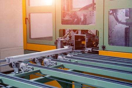 Factory for aluminum and PVC windows and doors production.