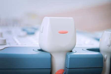 Ultrasound equipment. Diagnostics and sonography. Modern medical device.の写真素材
