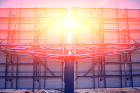 Solar panels, photovoltaic alternative electricity source. Background.の写真素材