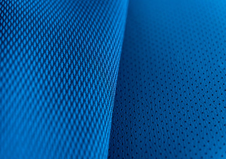 Synthetics fabric texture background. Pattern design. Textile factory.