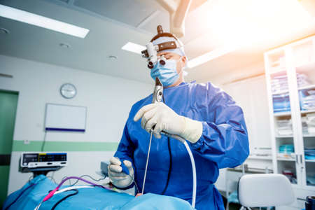 Functional rhinosurgery to restore nasal breathing with coblation technology.の写真素材