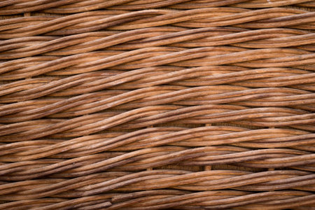 Background and texture of old natural woven straw.の写真素材