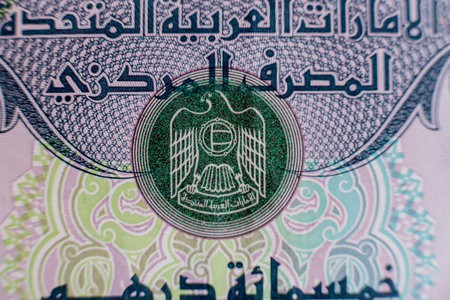 World money collection. Fragments of United Arab Emirates money