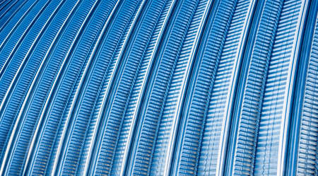 The surface of a industrial metal roof. Abstract backgroundの写真素材