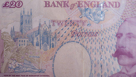 World money collection. Fragments of England money