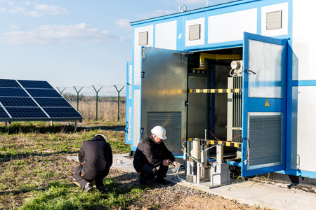 Execution of electrical measuring works on the power transformer
