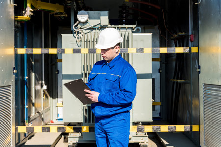 Execution of electrical measuring works on the power transformer