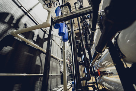 Craft beer brewing equipment in privat brewery