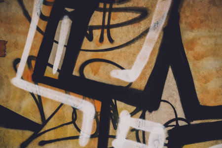 Background and texture of old painted walls