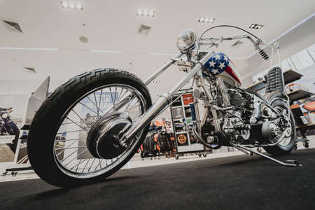 PHUKET, THAILAND - MAY 29, 2022: Harley Davidson Boutique inside shopping mallのeditorial素材