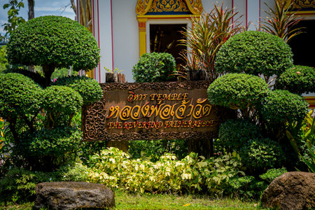Old traditional buddhist temple in the Thailandの写真素材