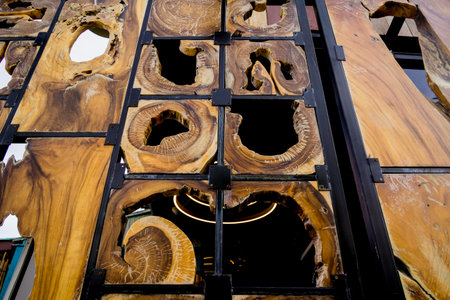 Background and texture of old wooden boat