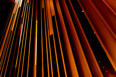 Modern abstract wooden wall geometry decoration background
