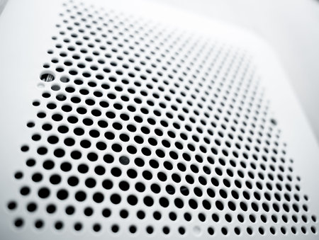 Air ventilation grill at the showroom of a large store