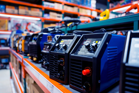 Showcase in shop of new IGBT Inverter welding machine