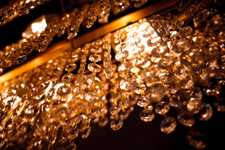 decorative lamps background at the showroom of a large storeの写真素材