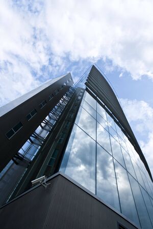 Office Building and Blue Skyの写真素材