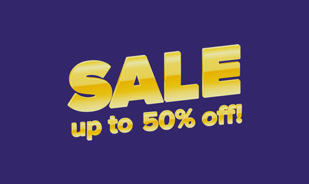 Abstract golden background text, type, quote. Golden words. Sale banner with golden words. Vector illustration.のイラスト素材