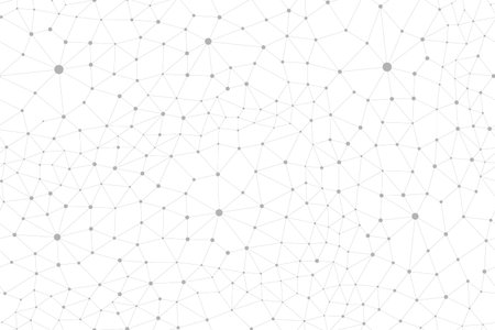 Plexus seamless pattern. Abstract background. Vector illustration isolated on whiteのイラスト素材