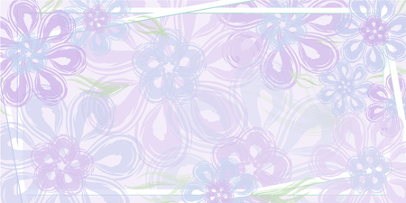 Beautiful gentle floral background for mother's day, women's day, wedding. Vector for greeting card, invitation, poster, business card, place for your text.のイラスト素材