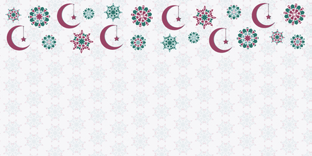 Beautiful vector background, for greeting card, banner, business card, holiday or decoration. geometric abstract ornament in the form of flowersのイラスト素材