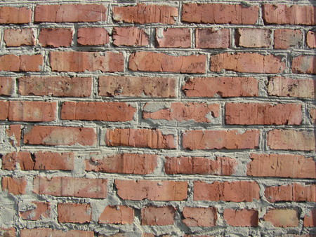 texture of the brickwork on the wall was built a long timeの写真素材