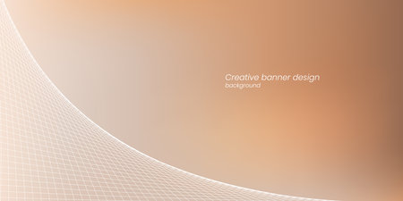 Minimalist creative background design in natural warm autumn colors. Use on websites, social networkのイラスト素材
