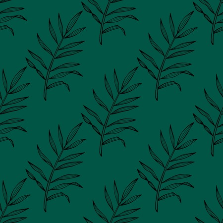 Vintage tropic seamless pattern designのイラスト素材