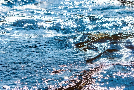 Flowing water surface. Abstract backgroundの写真素材