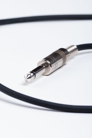 6 mm connector isolated on white