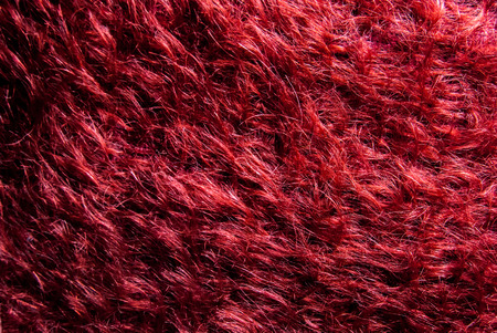 red mohair texture backgroundの写真素材