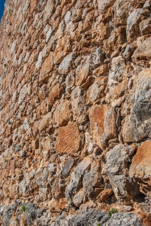 old stone wall background textureの写真素材