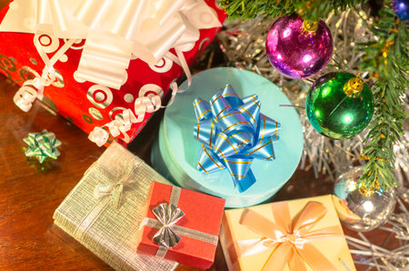 christmas gifts under tree