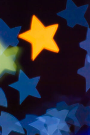 stars, colorful background, out of focusの写真素材