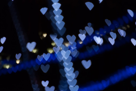 hearts, colorful background, out of focusの写真素材