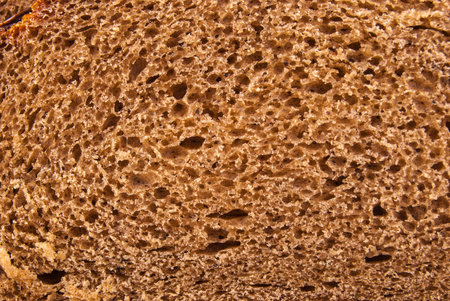 sliced brown bread on table
