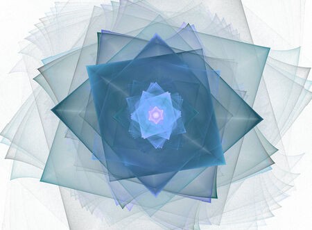 Stylized swirling rectangles  Colorful design element の写真素材