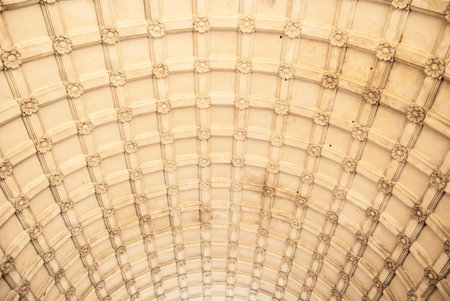 arch with cofferingの写真素材