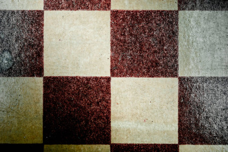 old grungy checkerboardの写真素材