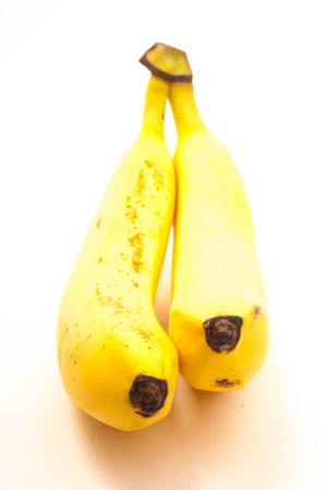 Bunch of bananas isolated on white backgroundの写真素材