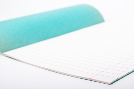 notebook isolated on whiteの写真素材