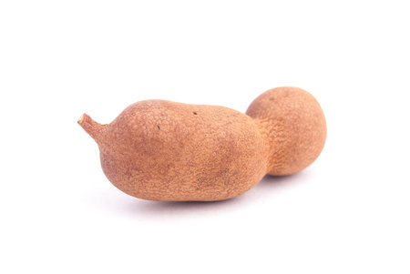 Tamarind isolated on whiteの写真素材