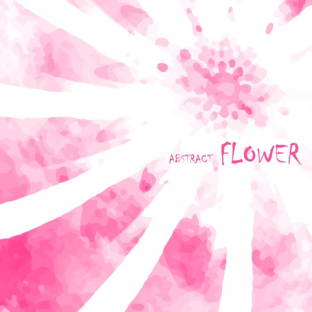 Abstract Flower texture, purple, pink. Modern colorful pattern resembling watercolor strokes. Design element for backgrounds, printed media, web banners, etc.のイラスト素材