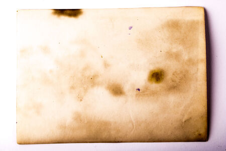 Backs of old photographs. Aged paper background.の写真素材