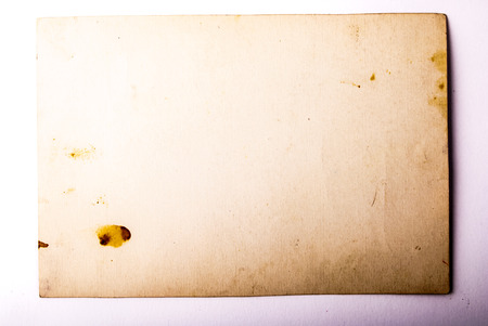 Backs of old photographs. Aged paper background.の写真素材