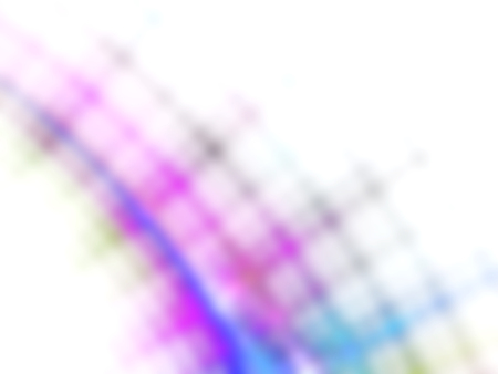 Composition of abstract radial grid and lights as a concept metaphor for technology, science and entertainmentの写真素材